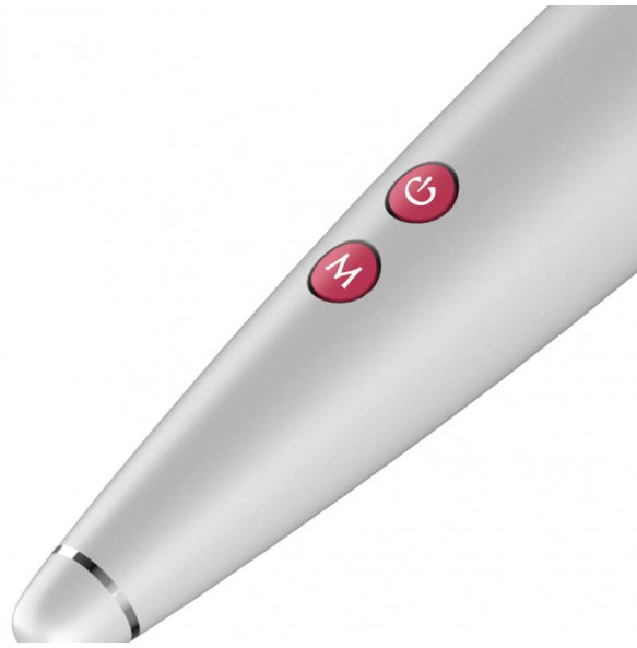 JiuAi - MeiTeSi Vibrating AV Wand (Chargeable - White)